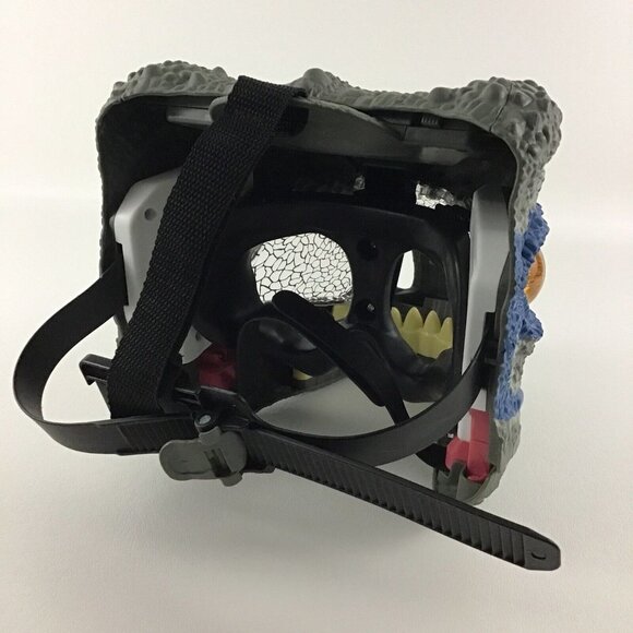 Jurassic World Chomp Roar Electronic Mask Velociraptor Blue Dinosaur 2017 Mattel - Picture 5 of 8